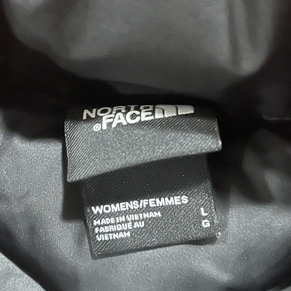 The North Face Women's Black Puffer 550 Down Fill Full Zip Vest Size Large - Picture 4 of 6